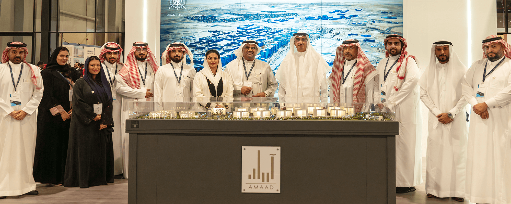 Featured image for “مشاركة مجمع واحة الأعمال آماد في معرض ريستاتكس الشرقية العقاري 2023.”